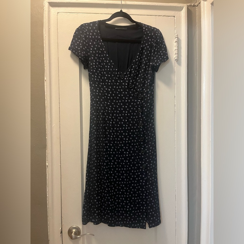 Abercrombie & Fitch Button Down Midi Dress